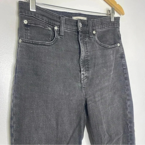 Madewell Classic Straight Leg Denim Jeans Gray Size 27 - Picture 3 of 6